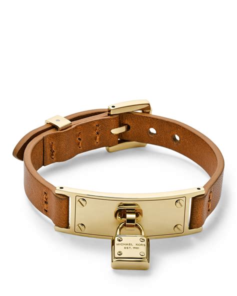 michael kors leather belt bracelet|Michael Kors bracelet on sale.